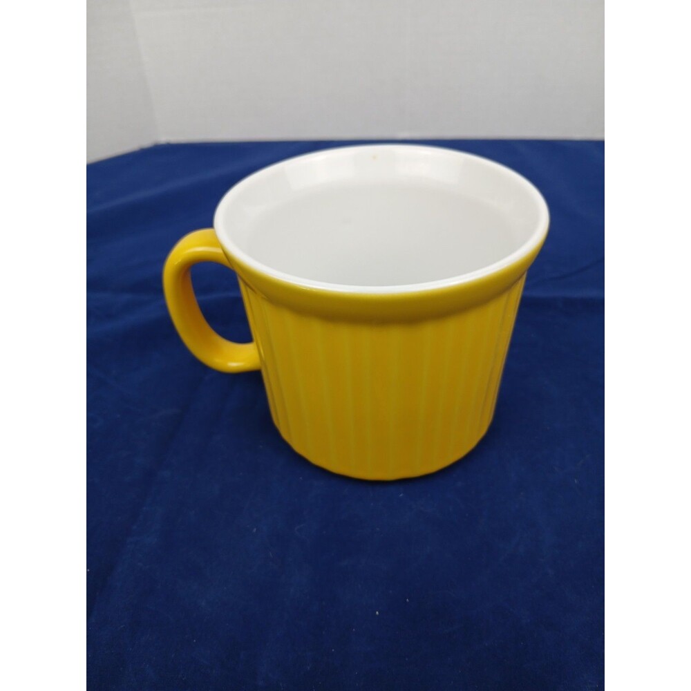 Lot Of 2 Vintage CorningWare Soup Mug Bowl Set Stoneware